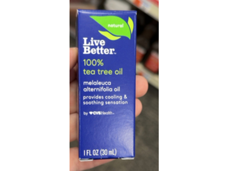 Live Better Tea Tree Oil, Melaleuca Alternifolia Oil, 1 fl oz/30 mL