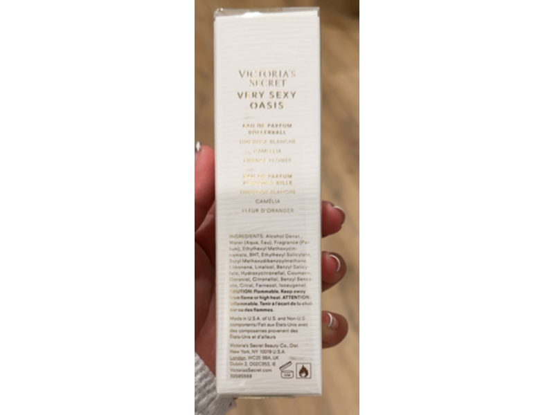 Victoria's Secret Very Sexy Oasis Rollerball Eau De Parfum, 0.23 fl oz/7 mL