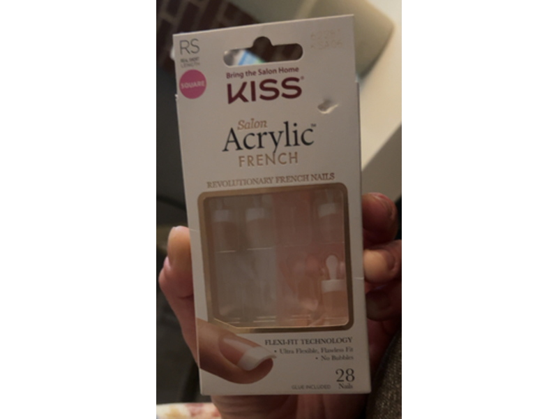 Kiss Salon Acrylic French Nails, 28 Count, Pack Of 3