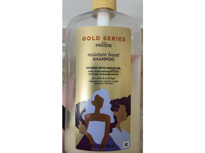 Pantene Gold Series Moisture Boost Shampoo, 29.2 fl oz/865 mL