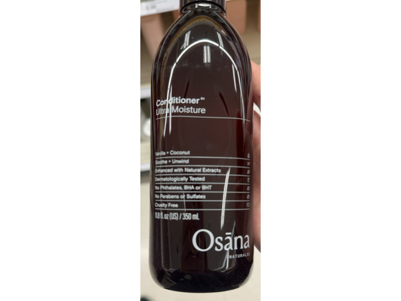 Osana Ultra Moisture Conditioner, Vanilla + Coconut, 11.8 fl oz/350 mL