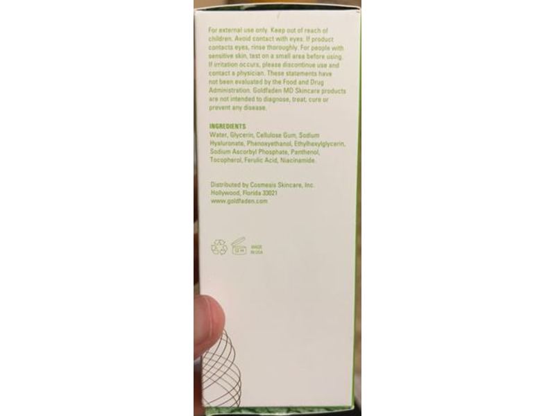 Goldfaden Md Brightening Elixir Serum, Protect + Repair, 1 fl oz/30 mL