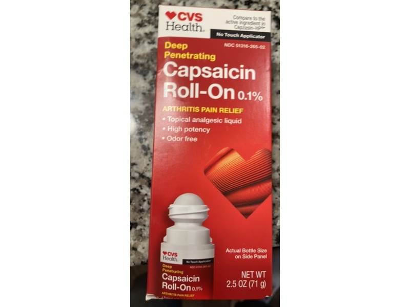 Cvs Health Deep Penetrating Capsaicin Roll On, 2.5 oz/71 g