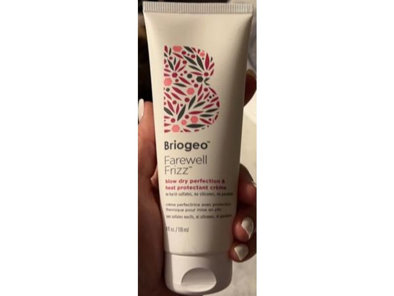 Briogeo Farewell Frizz Blow Dry Perfection & Heat Protectant Creme, 4 oz/118 mL