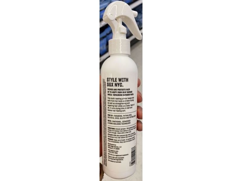SGX NYC Blaze Heat Protection Primer Spray, 7.2 fl oz/212 mL