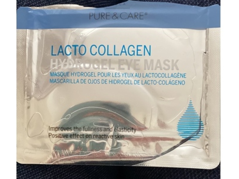 Pure & Care Lacto Collagen Hydrogel Eye Mask, 1 Pair