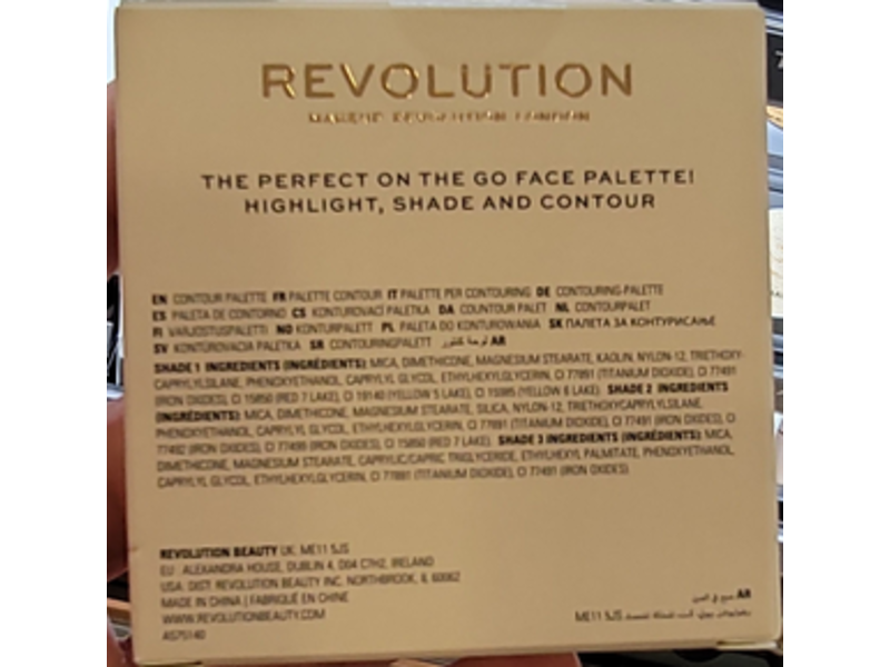 Revolution Contour Powder Compact, Fair, 0.24 oz/7 g