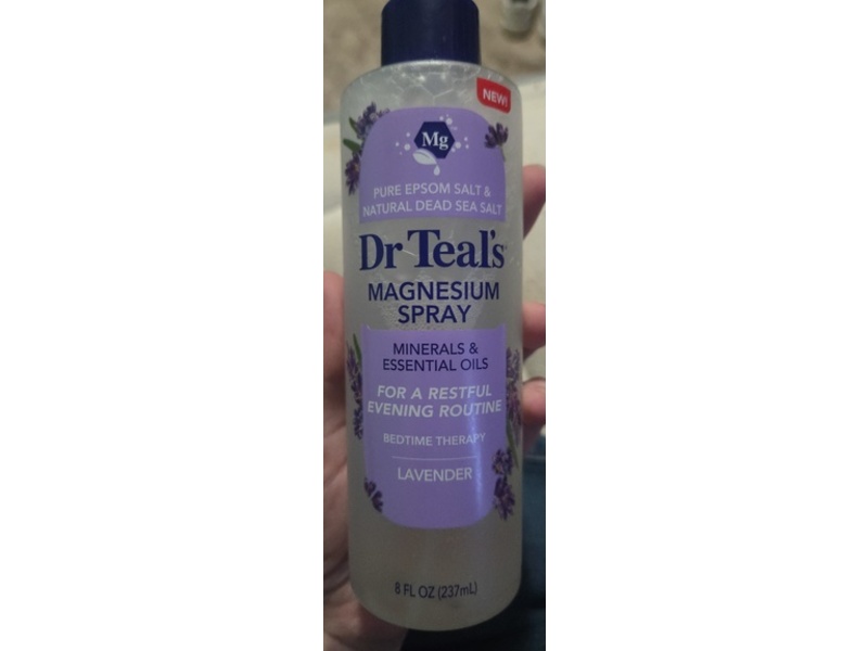 Dr Teal's Magnesium Spray, Lavender, 6 fl oz/237 mL, Pack Of 2