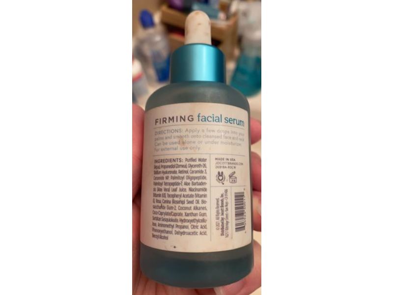 Vital Beauty Firming Facial Serum, Hyaluronic Acid & Retinol, 2 fl oz/59 mL