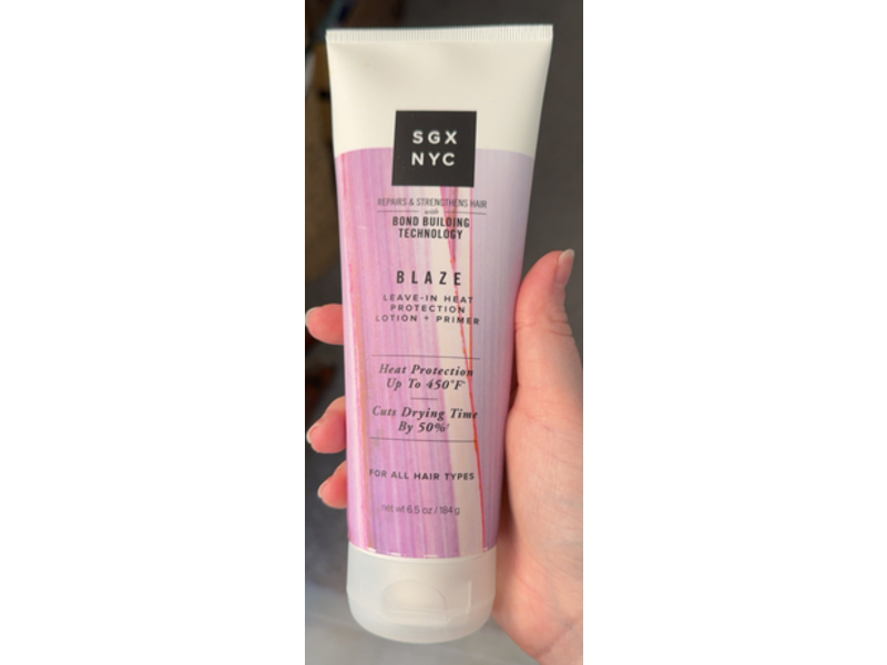 SGX NYC Blaze Leave In Heat Protection Lotion + Primer, 6.5 oz/184 g