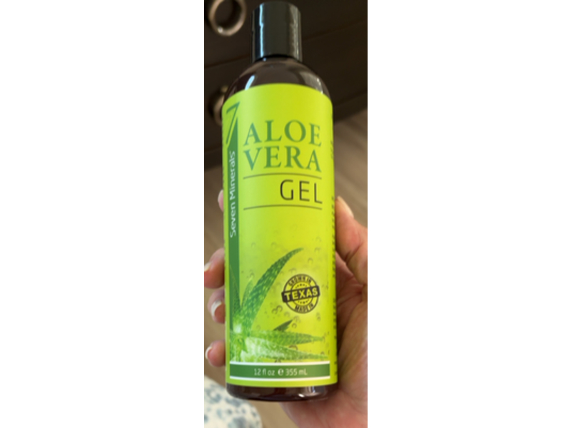 Seven Minerals Aloe Vera Gel, 12 fl oz/355mL