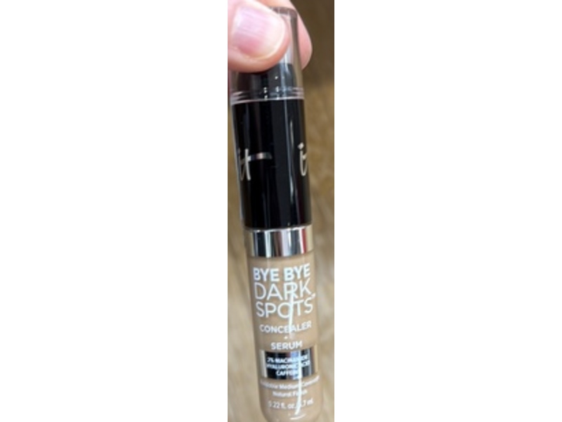 It Cosmetics Bye Bye Dark Spots Concealer + Serum, 32 Medium Warm, 0.22 fl oz/6.7 mL