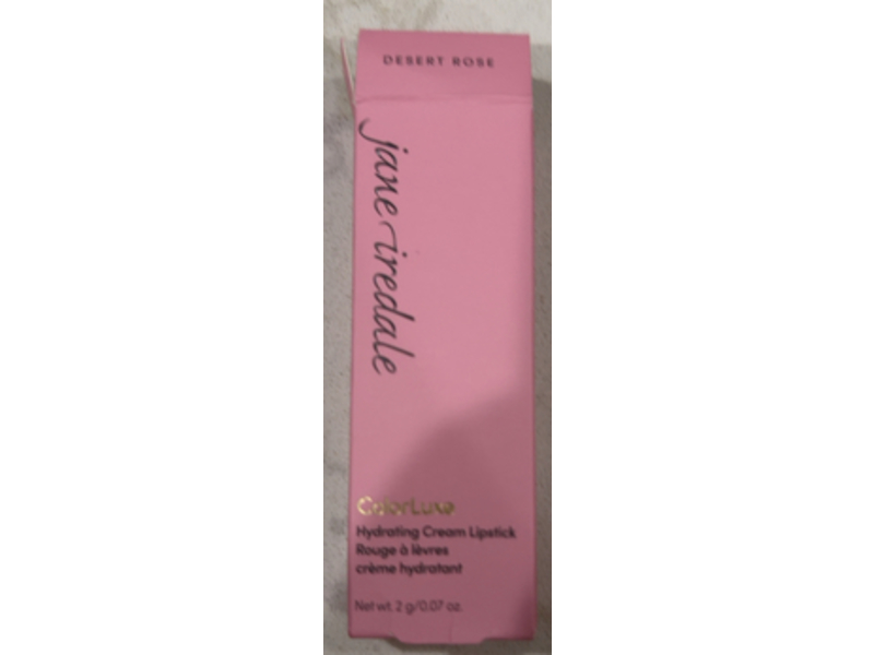 Jane Iredale ColorLuxe Hydrating Cream Lipstick, Desert Rose, 0.07 oz/2 g
