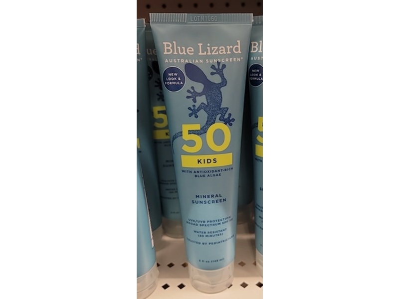 Blue Lizard Kids Mineral Sunscreen Lotion, SPF 50, 5 fl oz/148 mL