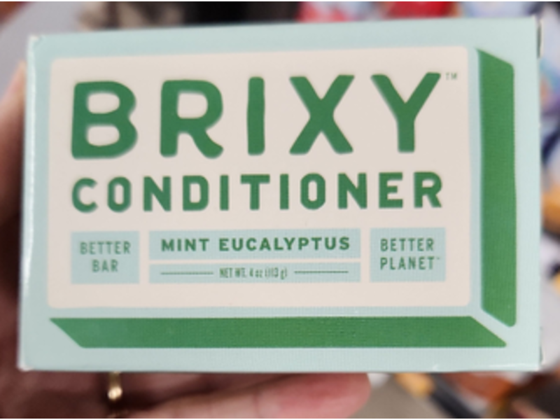 Brixy Conditioner Bar, Mint Eucalyptus, 4 oz/113 g