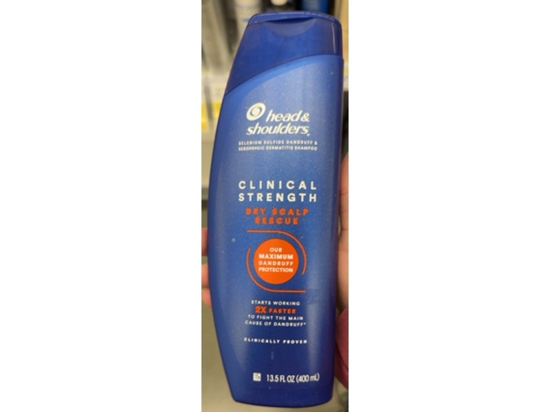 Head & Shoulders Clinical Strength Dry Scalp Rescue Shampoo, 13.5 fl oz/400 mL