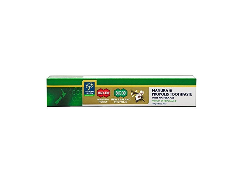 Manuka Health Manuka & Propolis Toothpaste with Manuka Oil, 3.53 oz (100 g)