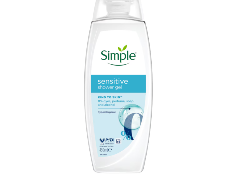 Simple Sensitive Shower Gel, 450 mL