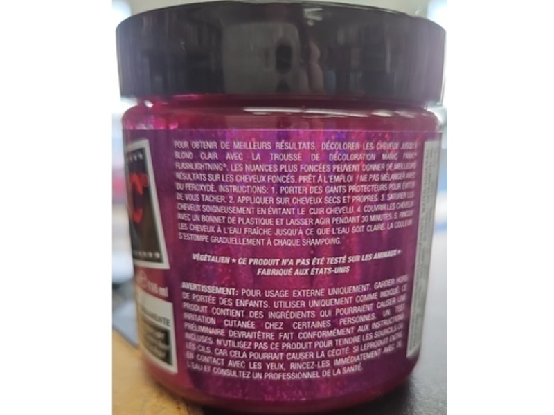 Manic Panic Classic Semi Permanent Hair Color Cream, Pink Warrior, 4 fl oz