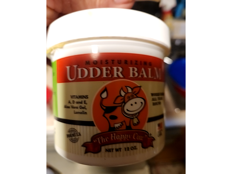 The Happy Cow Moisturizing Udder Balm ,12 oz