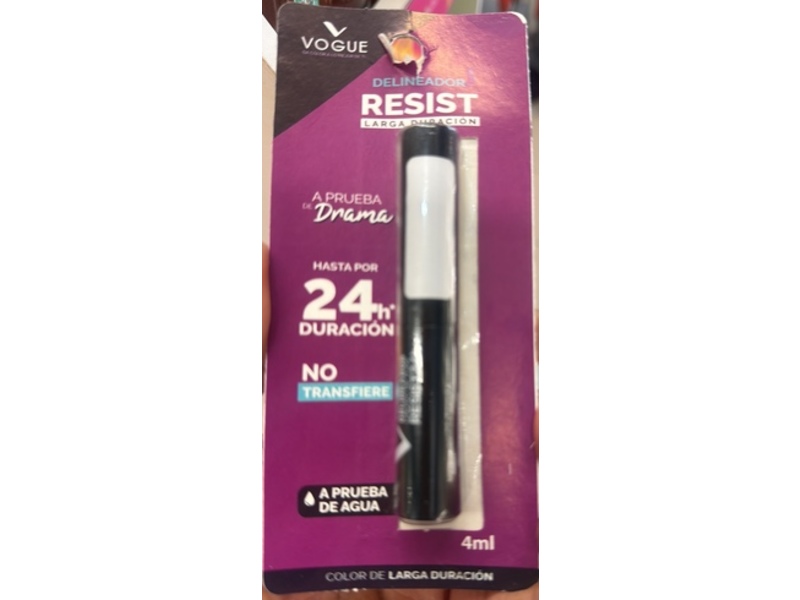 Vogue Resist Liquid Eyeliner, Black, 4 mL