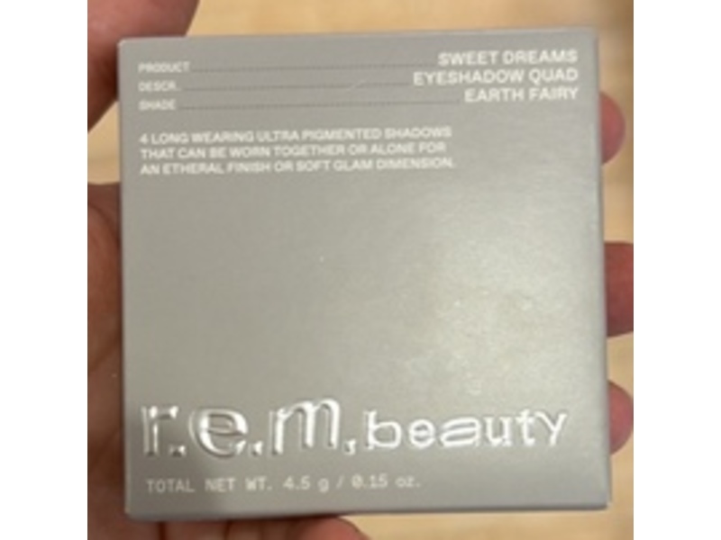 R.E.M. Beauty Sweet Dreams Eyeshadow Quad, Earth Fairy, 0.15 oz/4.5 g