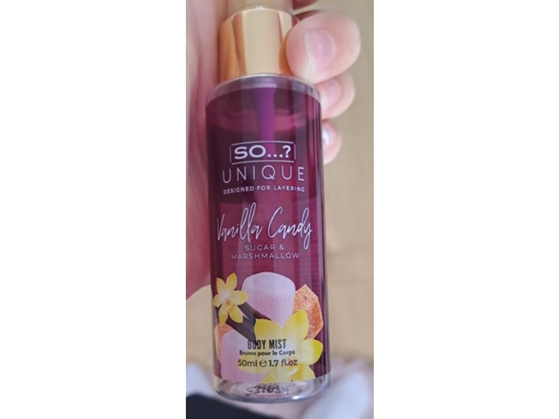 So...? Unique Body Mist, Vanilla Candy, 1.7 fl oz/50 mL