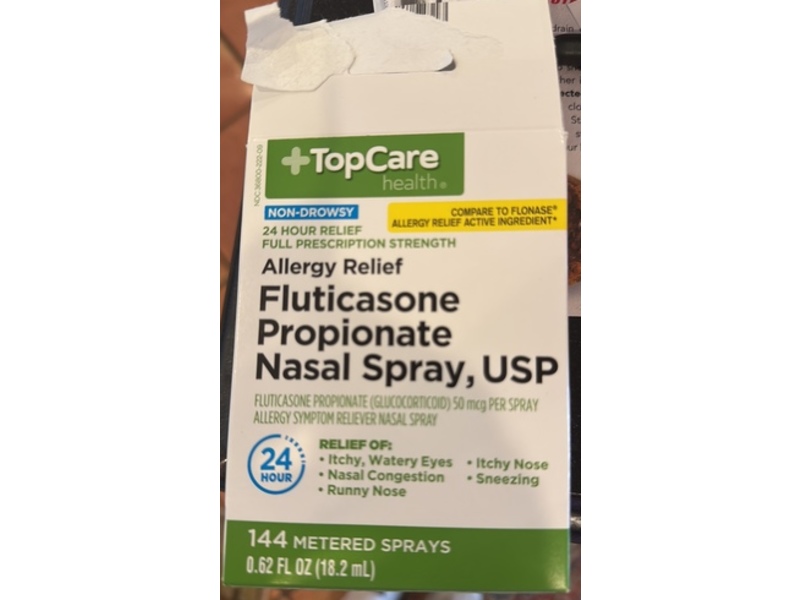 Topcare Health Allergy Relief Nasal Spray, 0.62 fl oz/18.2 mL