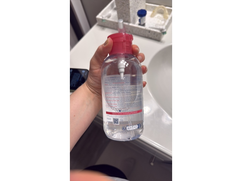 Bioderma Sensibio H2O Micellar Water Makeup Remover, 16.7 fl oz/500 mL