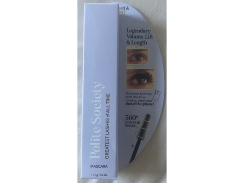 Polite Society Greatest Lashes Mascara, 0.4 oz/11.1 g