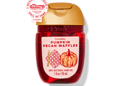 Bath & Body Works Anti-Bacterial Hand Gel, Pumpkin Pecan Waffles, 1oz/29 mL