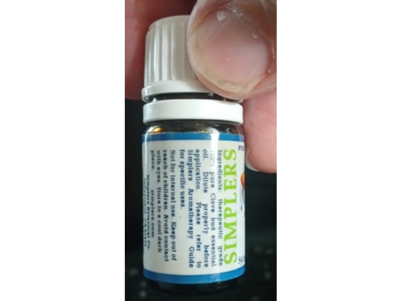 Simplers Pure Organic Clove Bud Essential Oil, 5 mL