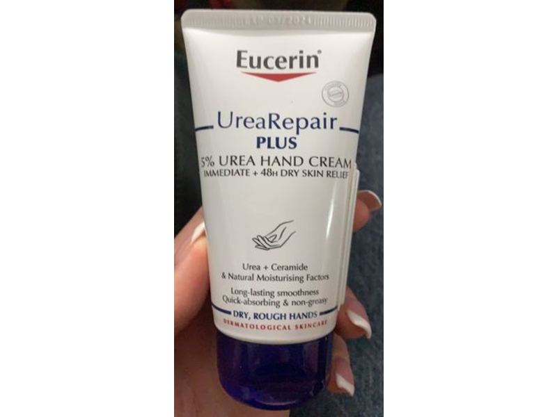 Eucerin Urea Repair Plus Hand Cream, Urea + Ceramide, 2.53 oz/75 mL