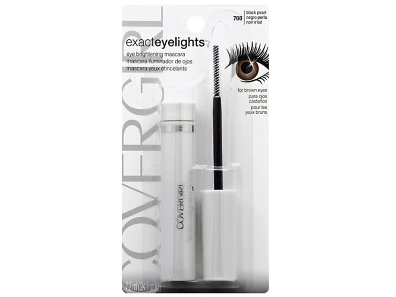 CoverGirl Exact Eyelights Eye Brightening Mascara, 700 Black Pearl, 0.24 fl oz/7.2 mL