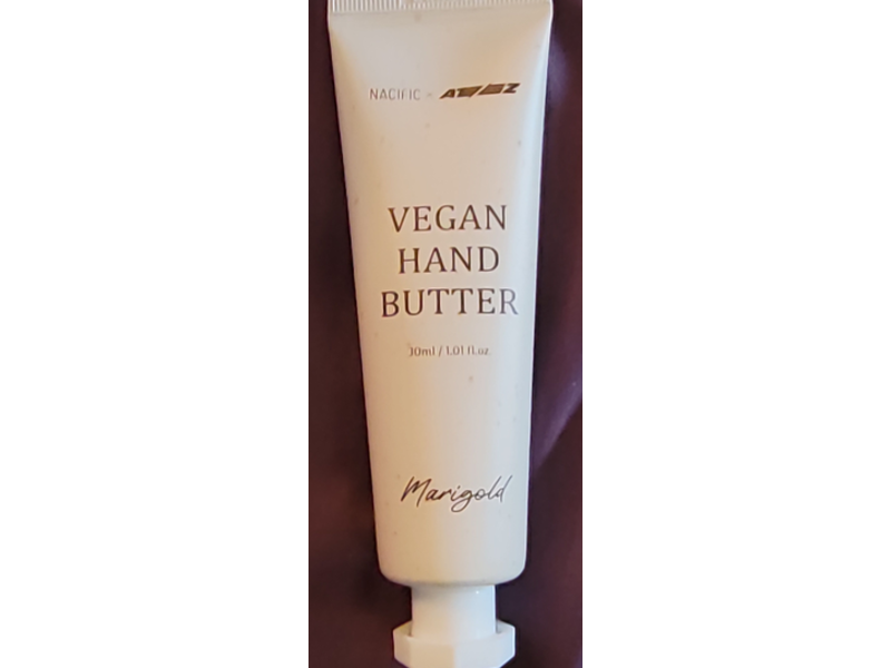 Nacific X Ateez Vegan Hand Butter, Marigold, 1.01 fl oz/30 mL