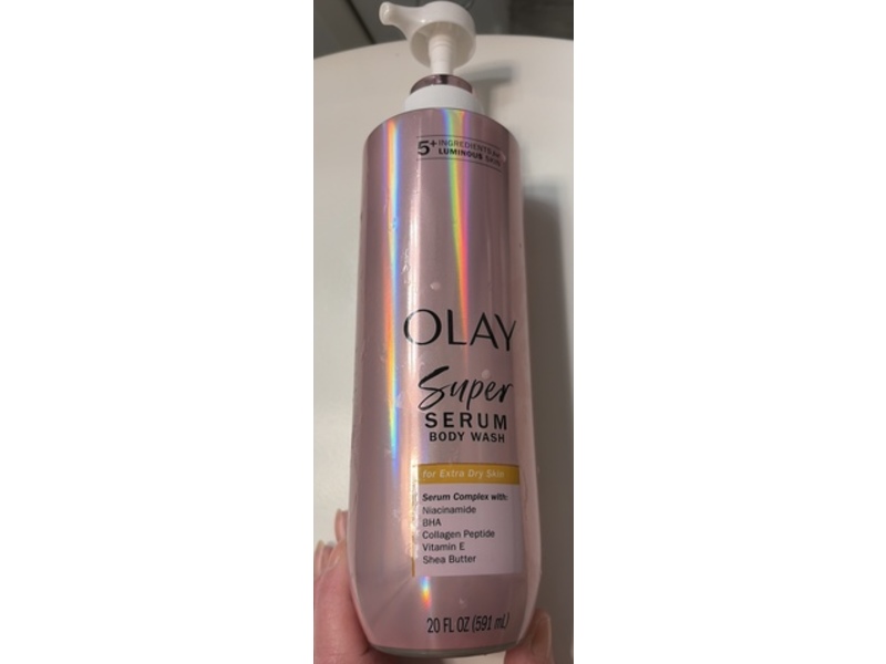 Olay Super Serum Body Wash, Extra Dry Skin, 20 fl oz/591 mL