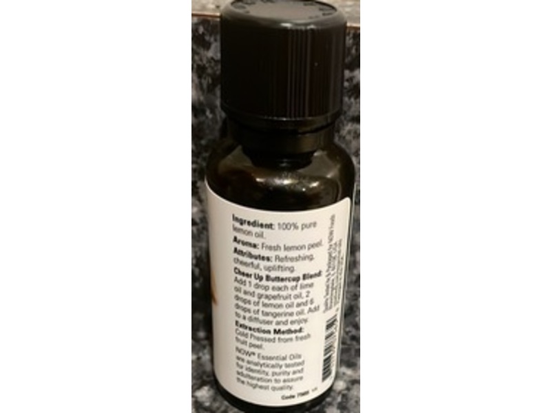 NOW Solutions Essential Oils, Lemon, 1 fl oz/30mL