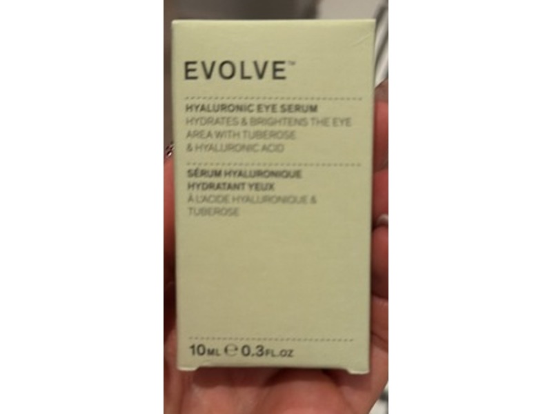 Evolve Beauty Hyaluronic Eye Serum, 0.3 fl oz/10 mL