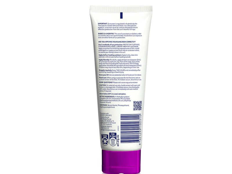 Cancer Council Australia Kids Sunscreen, SPF 50+, 110 mL