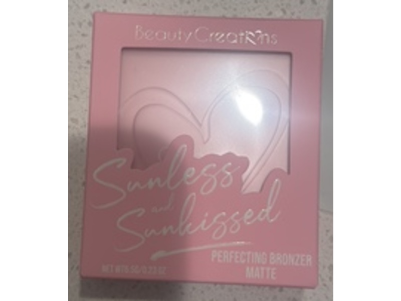 Beauty Creations Sunless & Sunkissed Perfecting Bronzer, Sunny Hunny, 0.23 oz/6.5 g