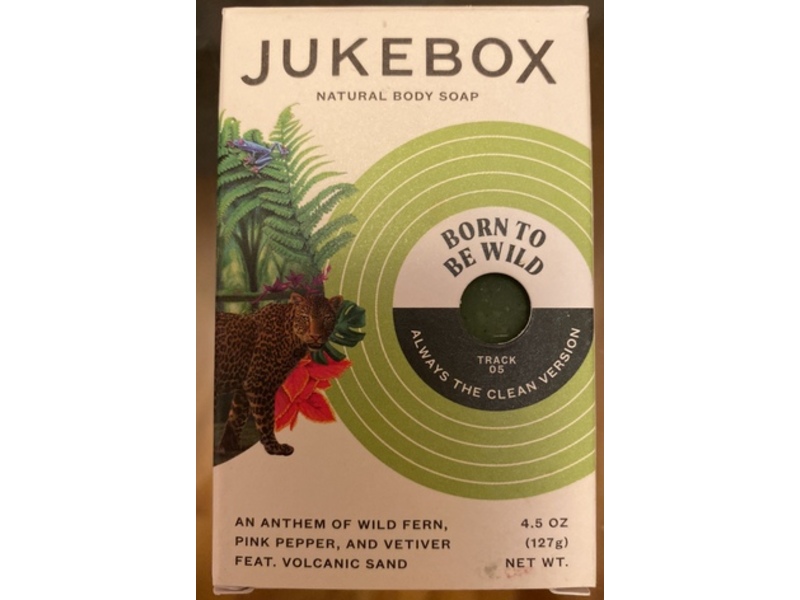 JukeBox Natural Body Soap, Born to Be Wild Scent, 4.5 oz/127 g