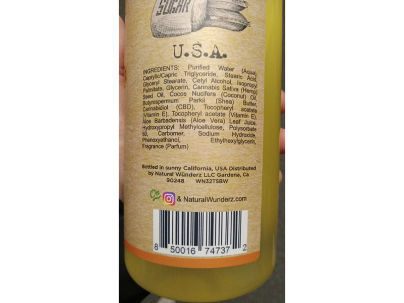Wholly Natural Moisturizing Body Wash, Turmeric, Raw Sugar, 32 fl oz