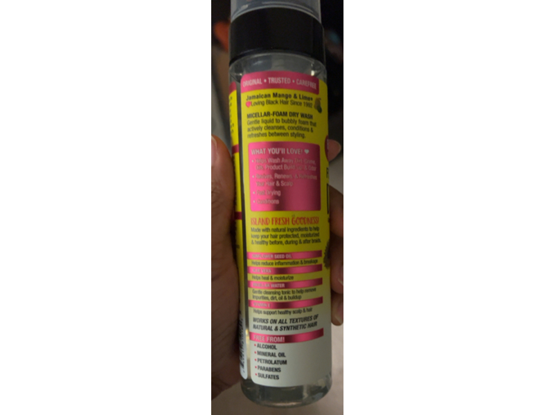 Jamaican Mango & Lime Foams & Refresh Dry Wash, Fresh Breeze, 8 fl oz/237 mL