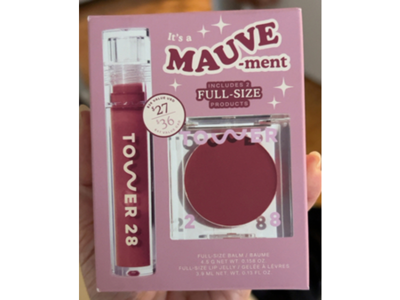 Tower 28 Cheek And Lips Duo Set, It's a Mauve-Ment