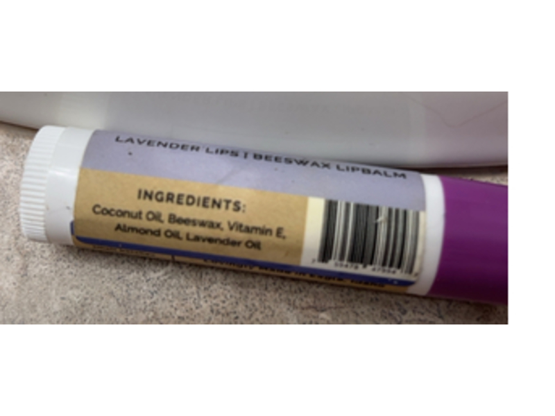 Red Chair Lavender Beeswax Lipbalm, Lavender,