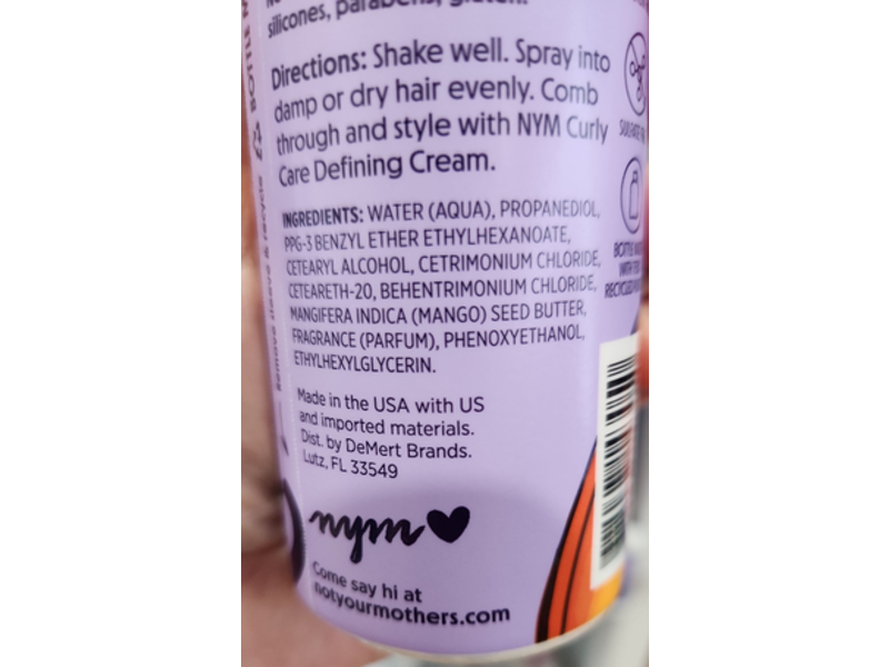Not Your Mother's Kids Detangler Curl Care, Mango Butter, 8 fl oz/236 mL