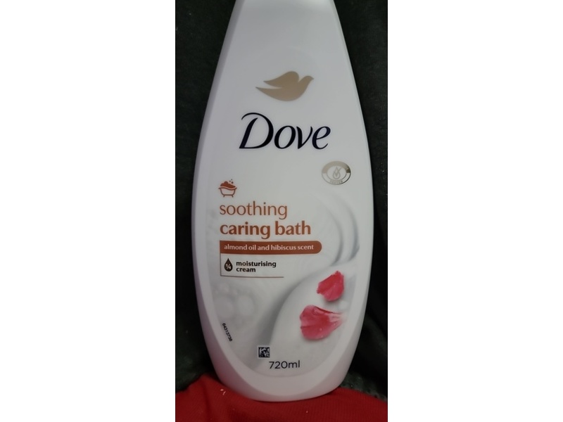 Dove Soothing Caring Bath, Alomnd & Hibiscus Scent, 720 mL