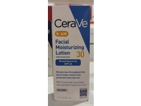 CeraVe AM Facial Moisturizing Lotion With Sunscreen , SPF 30, 3 fl oz/89 mL - thumbnail 2