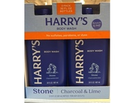 Harry's Stone Body Wash, Charcoal & Lime, 30 fl oz/887 mL, 2 Pack - Image 3