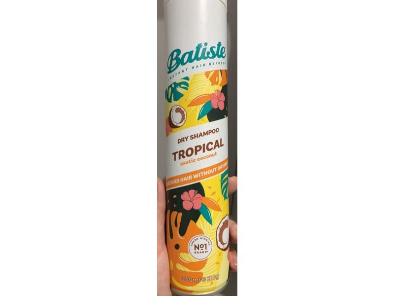 Batiste Tropical Dry Shampoo, Exotic Coconut, 350 mL